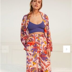 Anthropologie  Claire, Collin Forest friends two piece pajama set